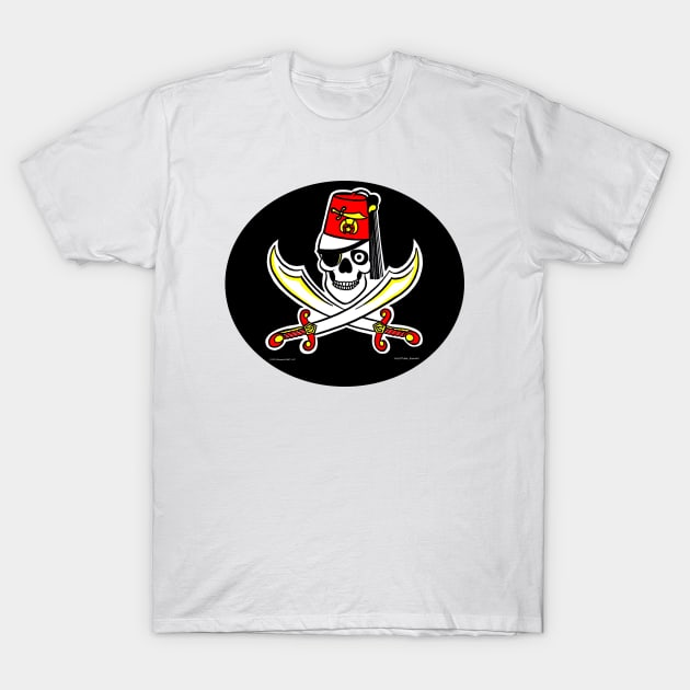 HCSC Jolly Roger Oval T-Shirt by EssexArt_ABC